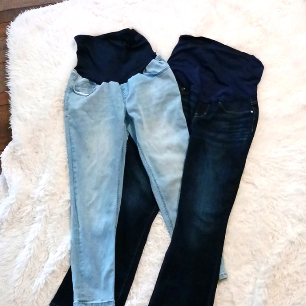 Maternity Jeans bundle sz L